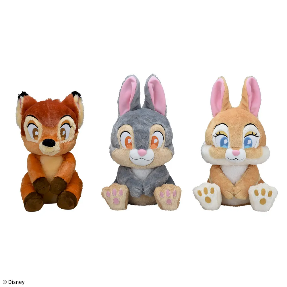 バンビ&とんすけ&ミス・バニーうるりぃみぃぬいぐるみ