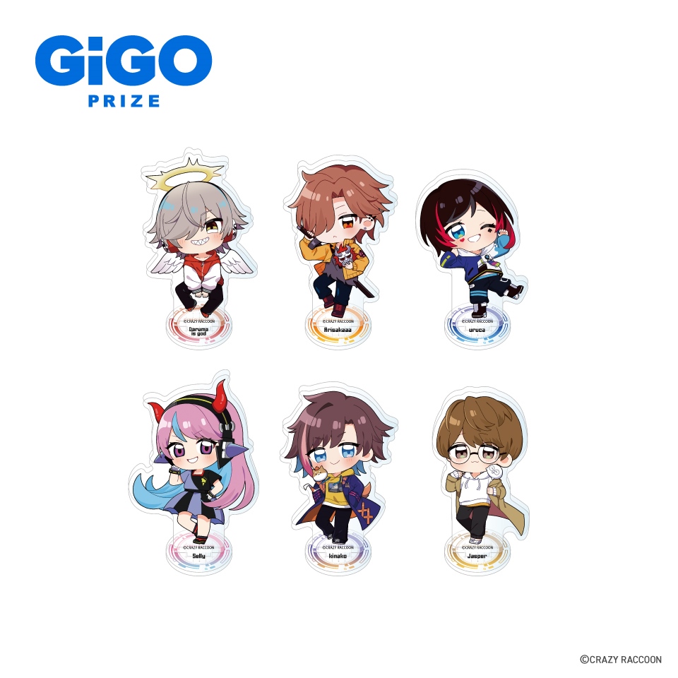 Crazy Raccoon デフォルメアクリルスタンドVol.3 ～GiGOグループのお店限定～
