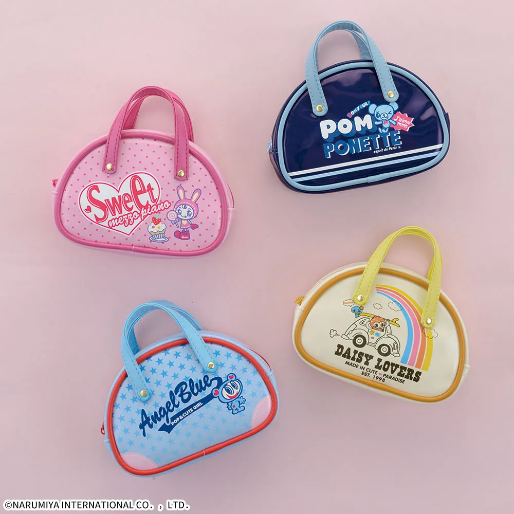 ナルミヤキャラクターズエナメルボストン風ポーチ