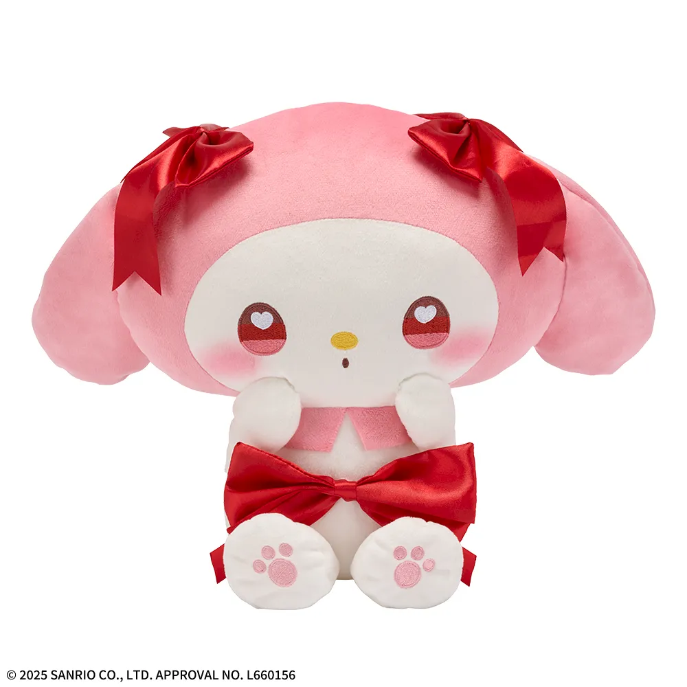 ゆるかわサンリオキャラクターズLぬいぐるみ“マイメロディ”RIBBONHOLIC