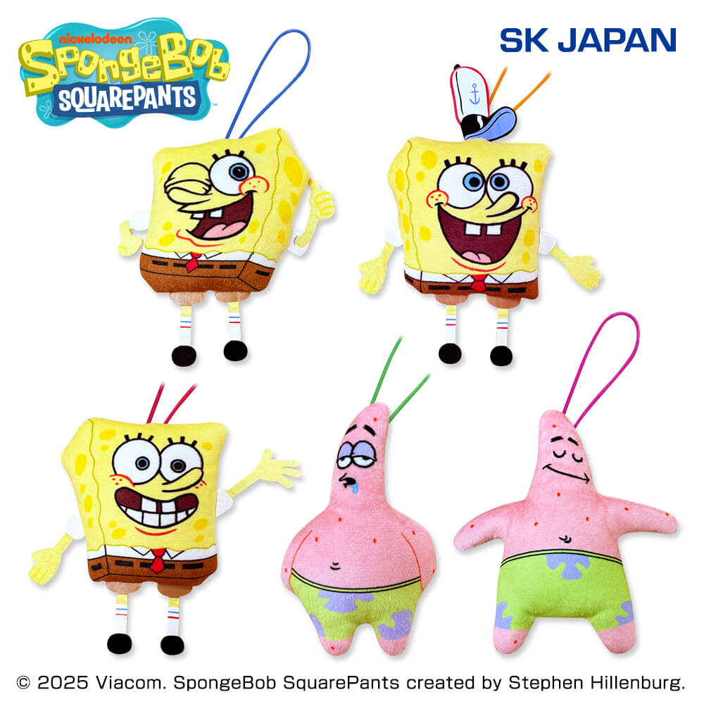 スポンジ・ボブ ぺたっとマスコット