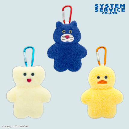 mojojojo カラビナ付きぬいぐるみポーチ