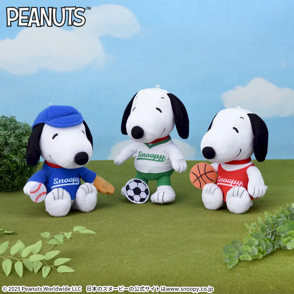 SNOOPY™　ぬいぐるみ　スポーツコレクション