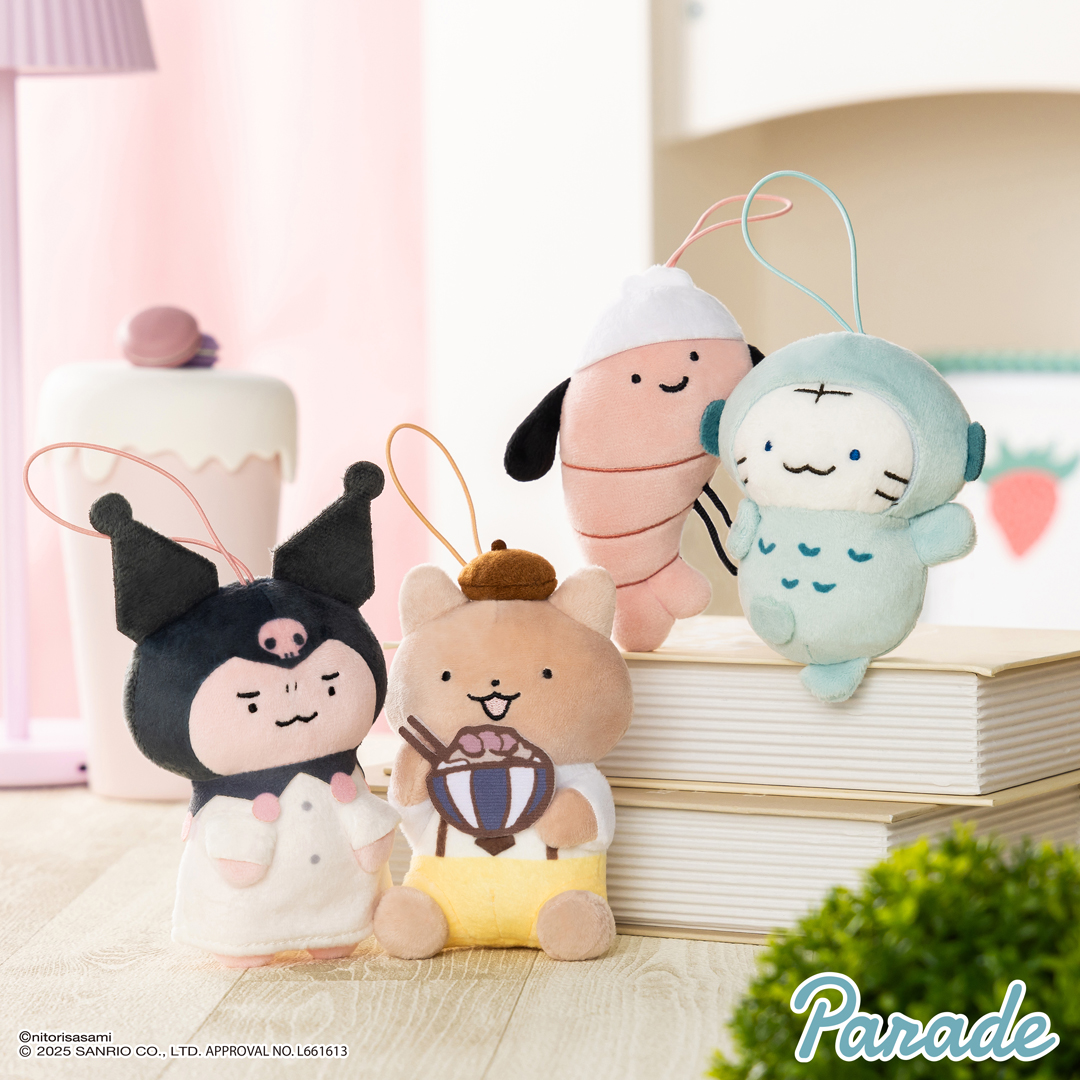 ホワイトタイガーとブラックタイガー×サンリオキャラクターズ マスコット