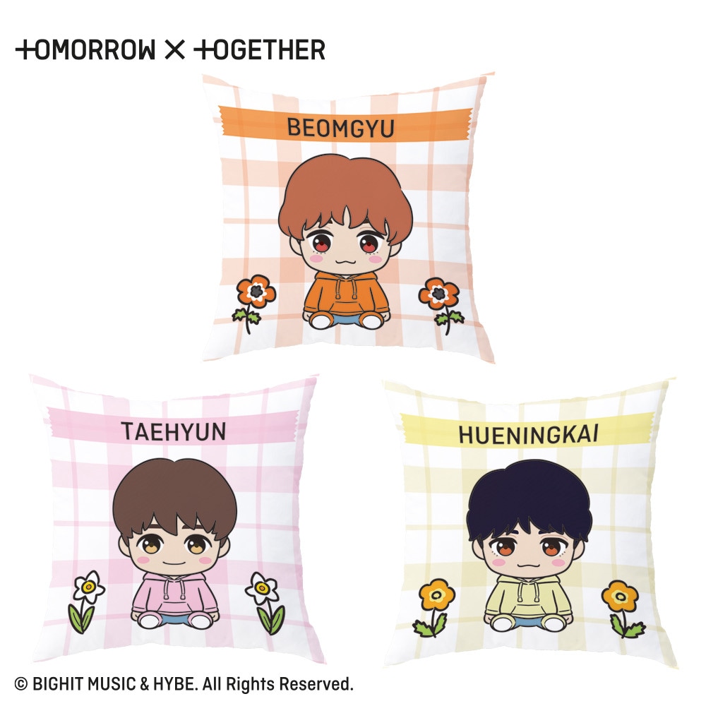 TOMORROW X TOGETHER　プレミアムクッション～CROWN～“BEOMGYU&TAEHYUN&HUENINGKAI”