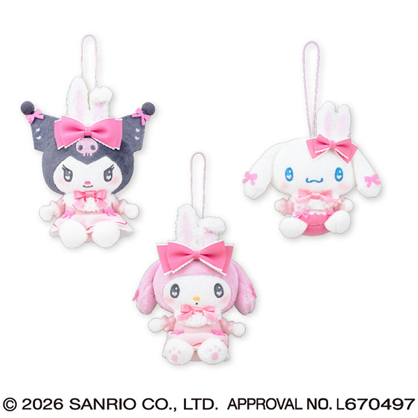 サンリオキャラクターズときめきリボンラビットマスコット1