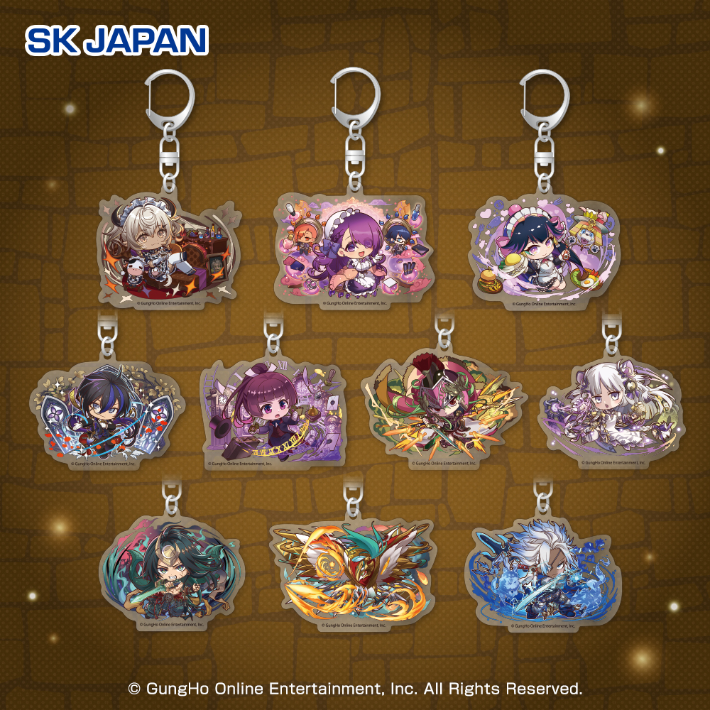 パズル＆ドラゴンズ アクリルキーホルダーvol.2【ナムコ限定】