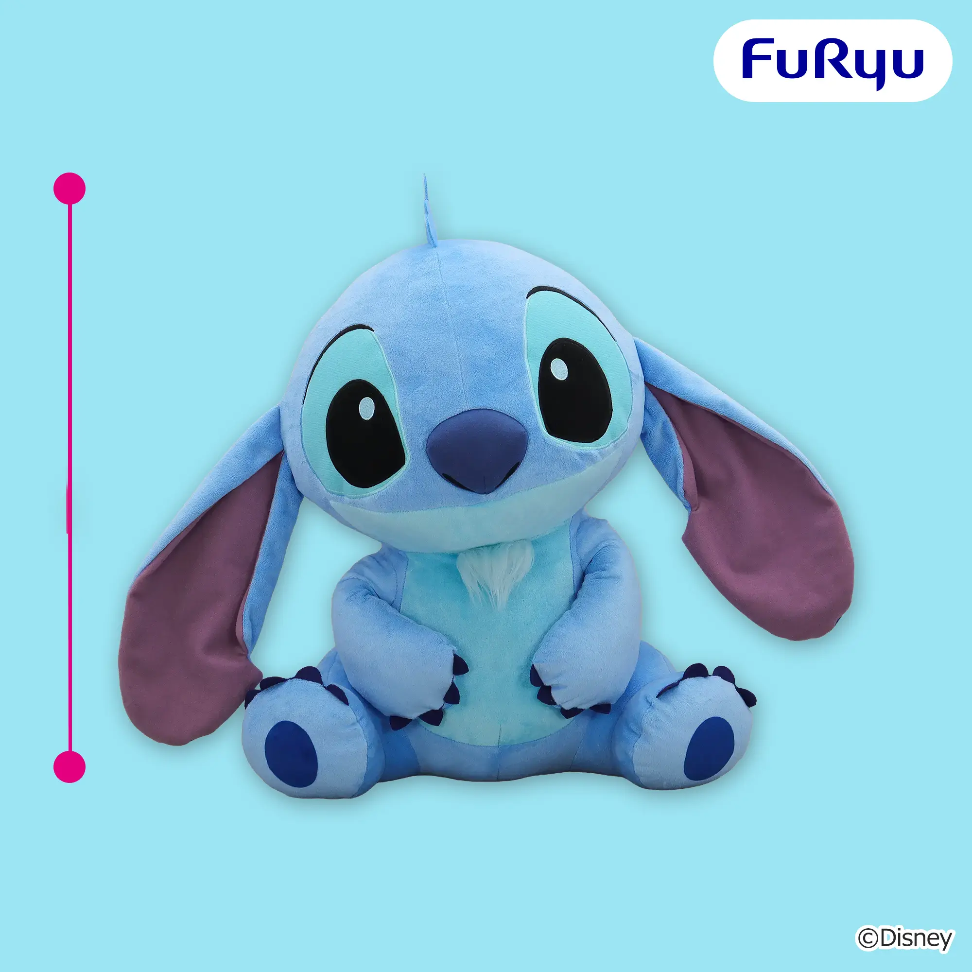 ディズニー スティッチ こてっとぺったん超超BIGぬいぐるみ