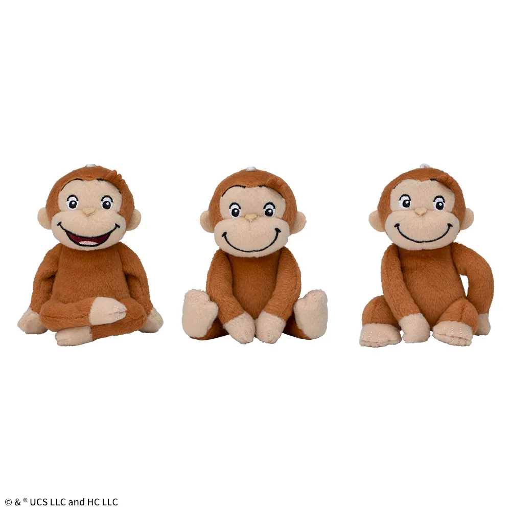 おさるのジョージちょこんとおすわりマスコット