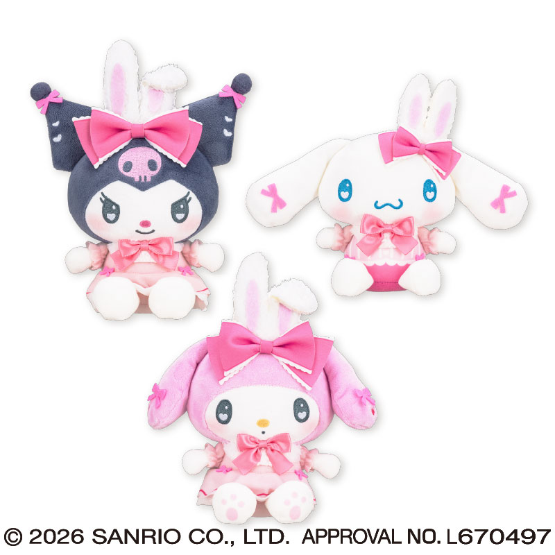 サンリオキャラクターズ ときめきリボンラビットドール1