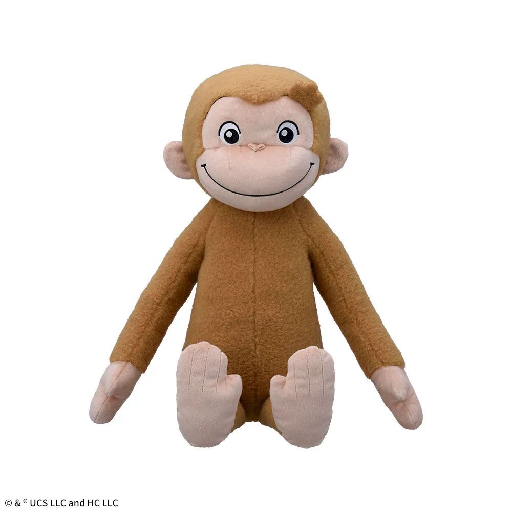 おさるのジョージ　スーパーラージぬいぐるみ　ふわもこ
