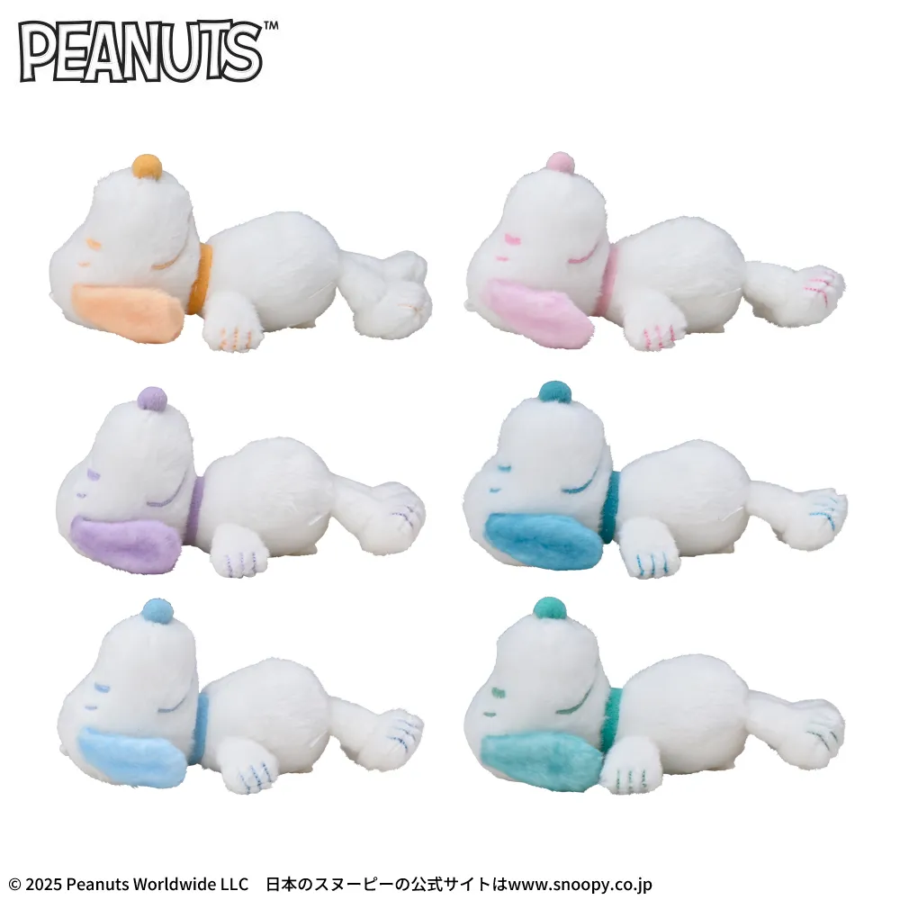 SNOOPY™マスコットあおむけポーズカラフル
