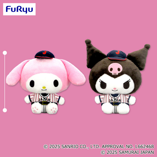 侍ジャパン×サンリオキャラクターズ 野球日本代表「侍ジャパン」BIGぬいぐるみvol.2