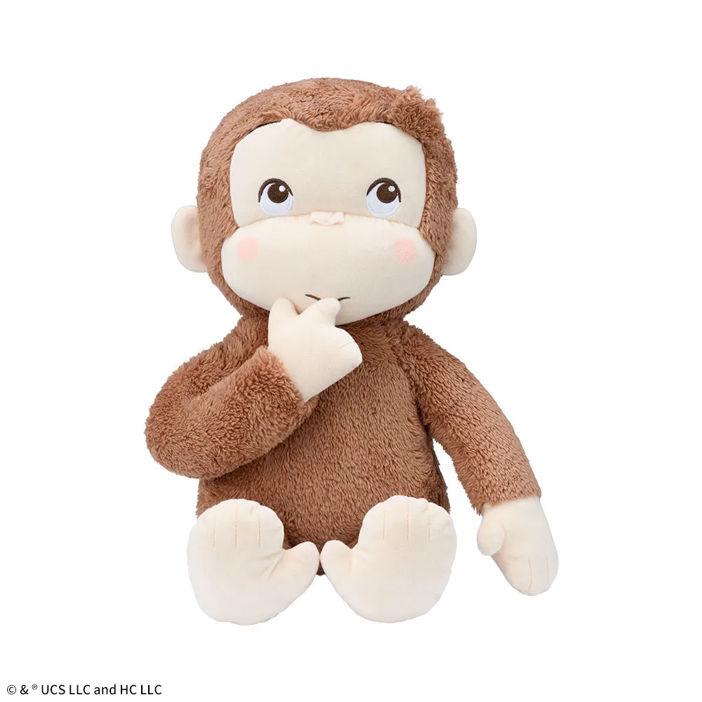 おさるのジョージ赤いほっぺLLぬいぐるみあまえんぼう