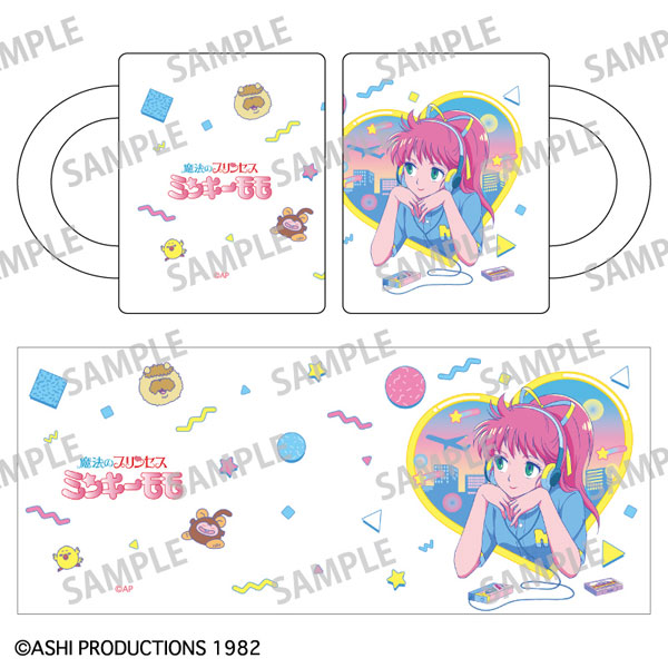 魔法の天使クリィミーマミ×魔法のプリンセスミンキーモモ マグカップ 魔法のプリンセス ミンキーモモ レトロテイスト