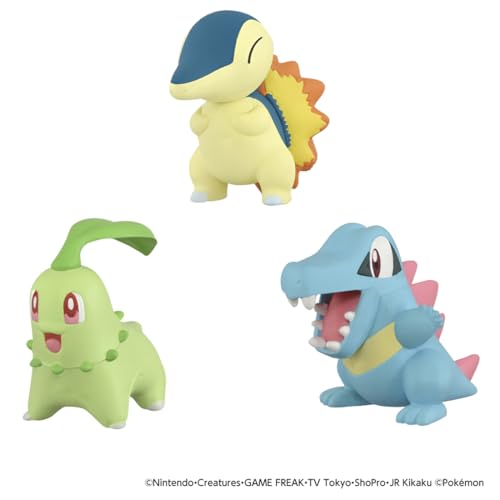 タカラトミー(TAKARA TOMY) ポケットモンスター ポケモン30周年記念 モンコレ旅立ちの3匹セット ジョウト地方