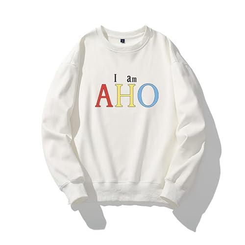 ゆるゆり パーカー 長袖 歳納 京子（としのう きょうこ） i am AHO 同型 日常服 コスプレ衣装 運動パーカー アニメ 春夏 ゆったり おしゃれ シンプル 大きいサイズ 薄手/厚手 プルオーバー トップス シンプル 通気性 柔らかい 黒パーカーグッズ 部屋着 学園祭 誕生日 プレゼント 男女兼用 (G,L/薄手)