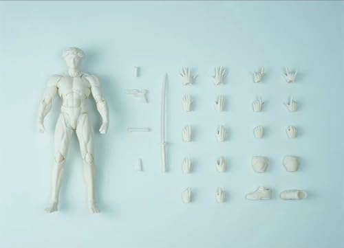 [Tbmodel] Chiye Studio1/12 フィギュア 超可動 男性 デビッド 素体 ヘッド フルセット コスプレ アクション (白)