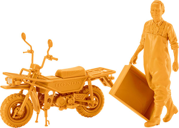 PLAMAX MF-104 Rider’s portrait Honda MOTRA イエロー 1/20 プラモデル[マックスファクトリー]《１２月予約》