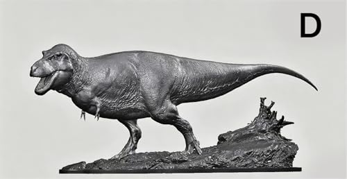 ティラノサウルス FMNH PR2081 獣脚類 恐竜 リアル フィギュア 3スケール展開 白亜紀末期 情景セット 樹脂 プラモデル 模型 スタチュー 台座付き (D 1/18塗装済み) [並行輸入品]