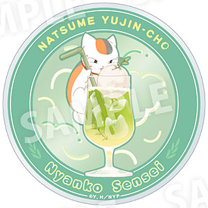 夏目友人帳 ニャンコ先生カラフルソーダver. アクリルコースター メロン