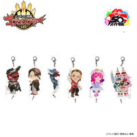 【ハピクロ！】ナンバーワン戦隊ゴジュウジャー　デフォルメつながるアクリルチャーム（ブライダン柄）全6種