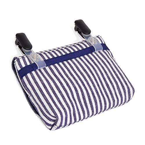 COLORFUL CANDY STYLE 移動ポケット 男の子 クリップ 付けポケット ポケットポーチ 小学生 スモール ヒッコリーストライプ・紺 N6003400