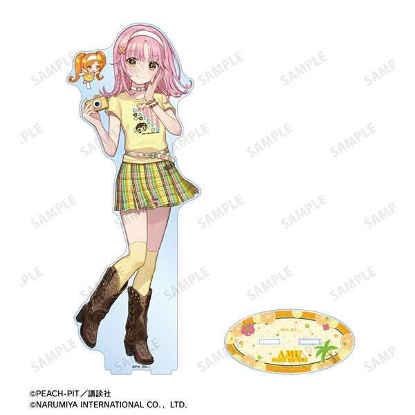 しゅごキャラ！ ナルミヤキャラクターズコラボ チェリ子さんイラスト 日奈森あむ DAISY LOVERS 特大アクリルスタンド