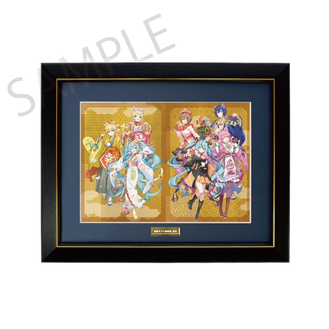 【カドスト限定】「初音ミク×招き猫×真夏の熊谷」 キャラファイングラフ Art by イコモチ