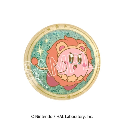 星のカービィ KIRBY ホロスコープ・コレクション キラキラガラスマグネット E しし座