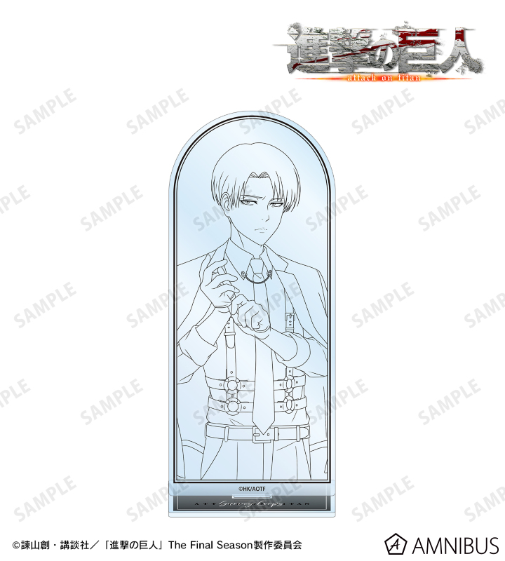 描き下ろし リヴァイ ハーネススタイル・線画ver. BIGアクリルスタンド