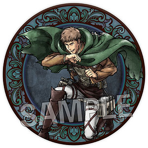 進撃の巨人 激高！！ギラギラ缶バッジ 大 ジャン