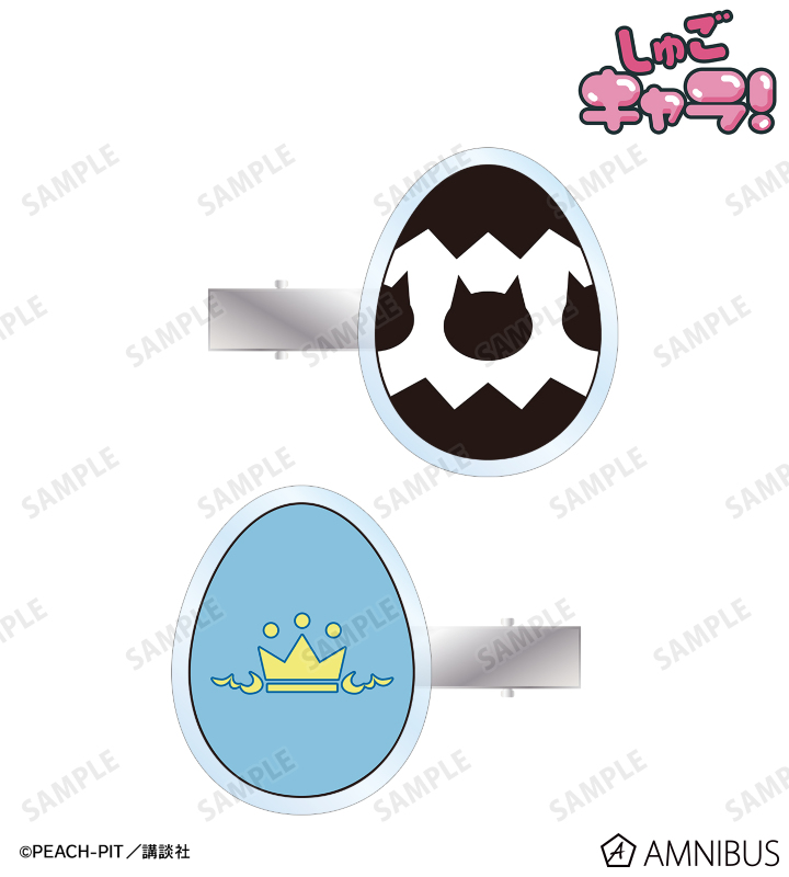 ヨル＆キセキ ar-Unity モチーフ柄 アクリルヘアクリップ2個セット