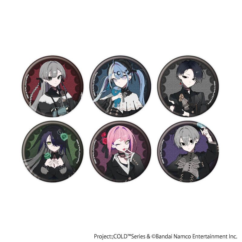 缶バッジ「「Project:;COLD」シリーズ」01/トレーディング(6種)(描き下ろしイラスト)