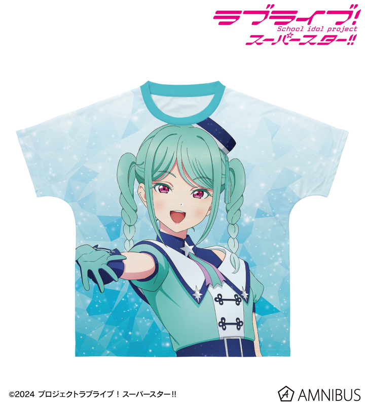 描き下ろし 鬼塚冬毬 スーパースター!!ver. フルグラフィックTシャツ
