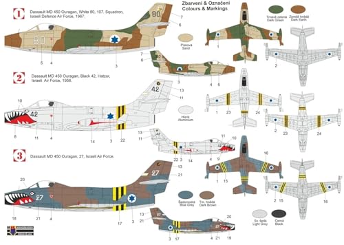 KPモデル 1/72 ダッソー MD-450 ウーラガン イスラエル軍 プラモデル KPM0530 (航空機)