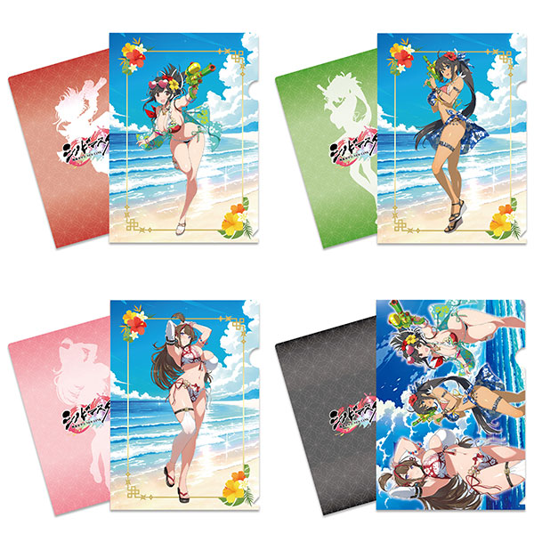 【限定販売】シノビマスター 閃乱カグラ NEW LINK A4クリアファイル4枚セット 画集描き下ろし水着Ver.[TOP]