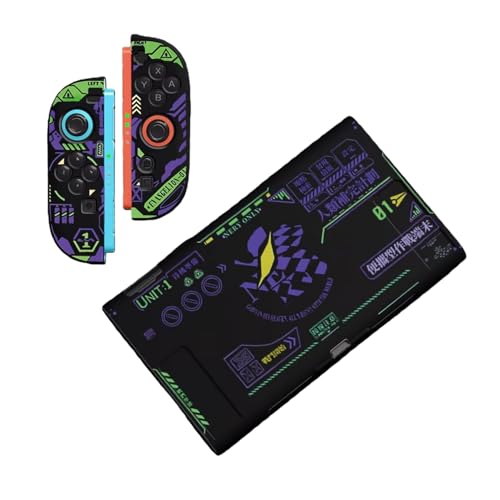 CYNCIO(シンジオ)新世紀エヴァンゲリオン EVAグッズ Switch 2保護ケース TPU 軟殻 薄型 快適な手触り 分体式カバー 軽量 脱着可能 取り外し簡単 防水防塵 汚れ防止 可愛い プレゼント 萌えグッズ 人気 (色1) [並行輸入品]