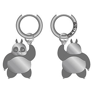 TVアニメ「らんま1/2」第2弾 キャラクターモチーフピアス 2(玄馬(パンダ))