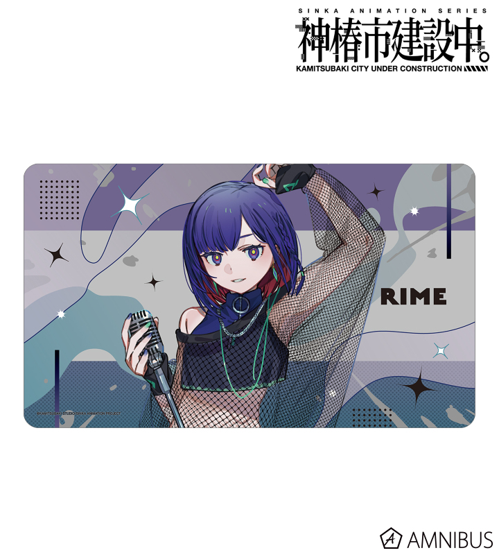 谷置 狸眼 カジュアルロックver. マルチデスクマット