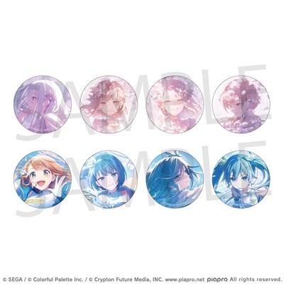 【グッズ-バッチ】プロジェクトセカイ カラフルステージ！ feat. 初音ミク グリッター缶バッジ イベントイラストコレクション vol.50 A