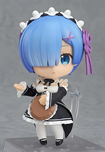 ねんどろいど Re：ゼロから始める異世界生活 レム 10cm 塗装済完成品 コレクションの装飾 可動肢 変更可能な顔 コミックキャラクターモデル