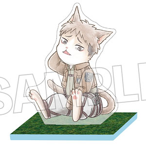 進撃の巨人 調査兵にゃん 大地なアクリルスタンド ジャン