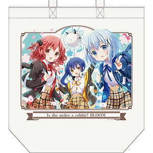 [ご注文はうさぎですか？ BLOOM]トートバッグ(チノ＆マヤ＆メグ/クロラビ)