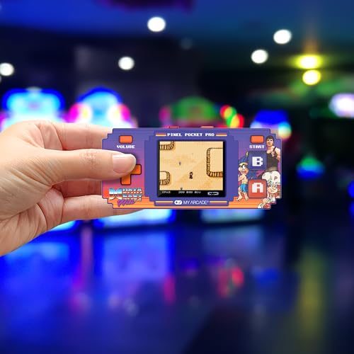 My Arcade データイーストピクセル：データイースト社ライセンスゲーム、レトロゲーム18種類収録、携帯型キーホルダーアーケードゲーム機