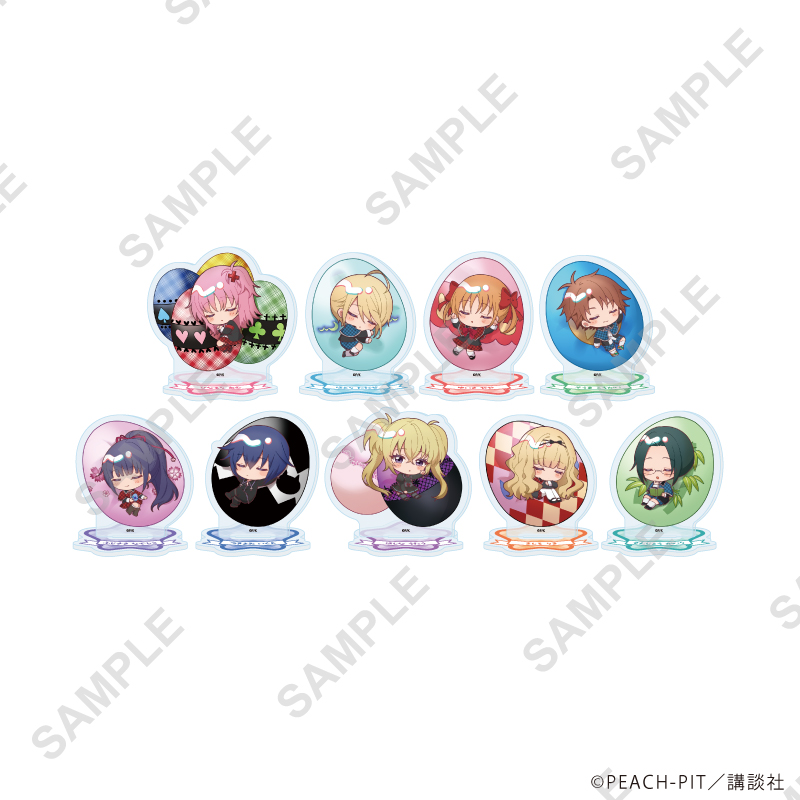 しゅごキャラ！_アクリルぷちスタンド26/しゅごたまクッションver. コンプリートセット(全9種)(ミニキャライラスト)【コンプリートセット/9個入り】