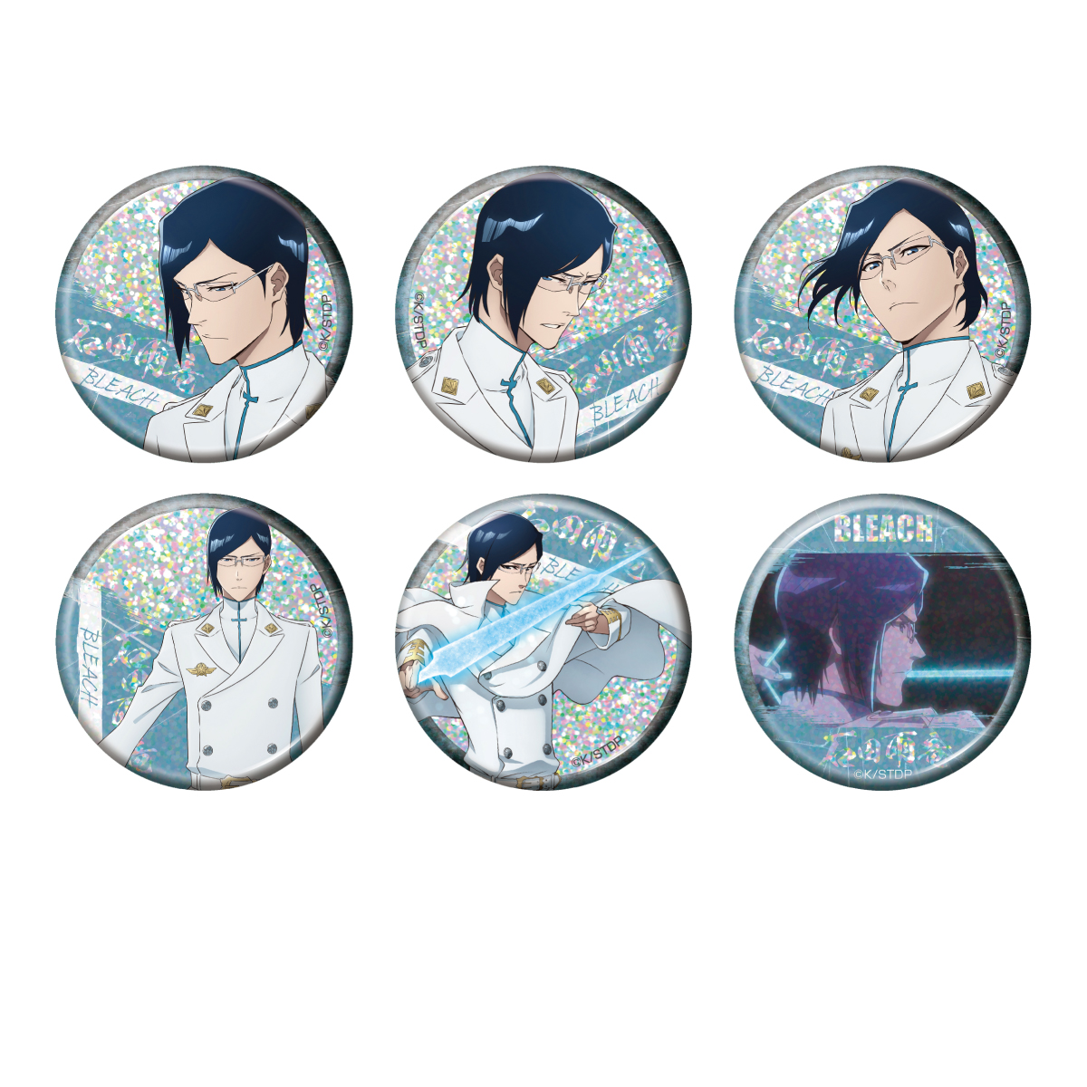 BLEACH 千年血戦篇_トレーディング ホログラム缶バッジ 石田雨竜 【BOX／6個入り】