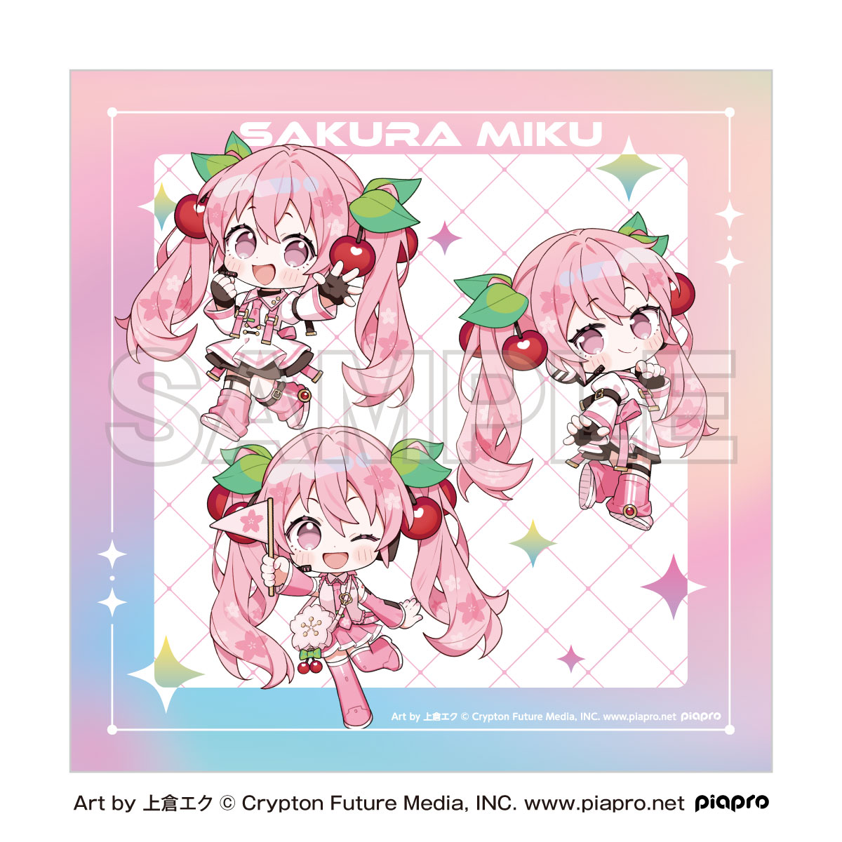 桜ミク×Shibuya Sakura Stage_ミニタオル