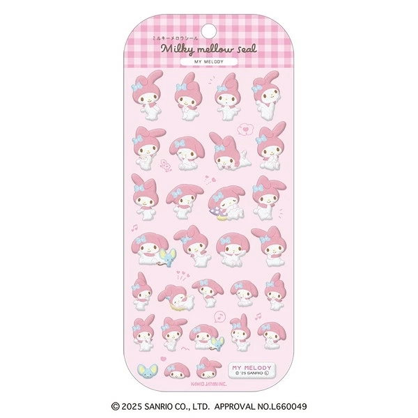 カミオジャパン  ミルキーメロウ シール マイメロディ