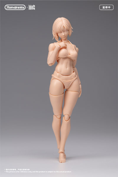 UMS004 超可動女性素体 1/12 アクションフィギュア